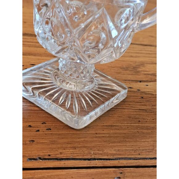 Vintage Imperial Glass-Ohio Cape Cod Cream Sugar Set - Picture 3 of 5